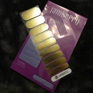 💎3 FOR 10💎 Jamberry Mirror Metallic Gold RETIRED